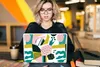 MuchoWow® Laptop Aufkleber Sticker Cover Erdbeeren - Muster Produktbild-Vorschau 5