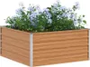 vidaXL Zvýšená posteľ svetlohnedá 100 x 100 x 45 cm Náhľad obrázku produktu 2