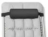 Chaise longue de jardin UISEBRT rembourrée avec coussin Voir les images du produit 10