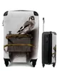 MuchoWow® Koffer Handgepäck Trolley Rollkoffer Kleine Produktbild-Vorschau 1