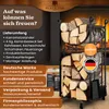 BLACK OAK Kaminholzständer JACINTO – Regal 78x30x36cm mit Produktbild-Vorschau 7