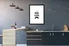 MuchoWow® Gerahmtes Poster Zitate - Kleine Männerhöhle - Produktbild-Vorschau 5