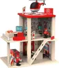 360Home Feuerwache Rollenspiel Spielzeug aus Holz Produktbild-Vorschau 2