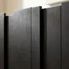 FUFU&GAGA Sideboard Schwarz 150cm - Moderne Kommode mit 4 Produktbild-Vorschau 3