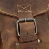 Greenburry Vintage Biker Leather Belt Bag Waist Bag 1754HM, Podgląd zdjęcia produktu 10