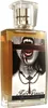 A perfume bottle with a label featuring a close-up of a person's mouth with fangs and blood. Produktbild-Vorschau