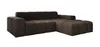 Sofa ohne Schlaffuktion, Ecksofa L-Form Veloursstoff, Produktbild-Vorschau 6