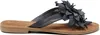 Lazamani Daisy Damen Leder-Zehentrenner Black Größe 41 Produktbild-Vorschau 9