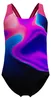 SPEEDO Print Splashback One Piece DkPNK/BLK DkPNK/BLK 152 Produktbild-Vorschau 1