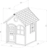 AXI Spielhaus Julia aus  Holz | Outdoor Kinderspielhaus für Produktbild-Vorschau 4