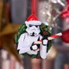 Star Wars Stromtrooper Kranz als Hängeornament Anteprima dell’immagine prodotto 5