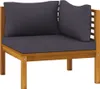 vidaXL 6-tlg. Garten-Lounge-Set mit Auflage Massivholz Produktbild-Vorschau 6