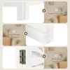 A collage of images showcasing different features of a white paravent (room divider). Anteprima dell’immagine prodotto