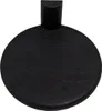 Wandregal Schwarz - Mangoholz - 25cm - Wandregal Febe - Produktbild-Vorschau 4