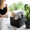 Creative Deco Černá dřevěná bedna košík na ovoce | Náhled obrázku produktu 5