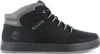 A studio shot of a black Timberland boot. Produktbild-Vorschau