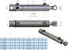 Hydraulikzylinder Doppeltwirkend mit Querbohrung  - Produktbild-Vorschau 3