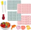 Silikon Süßigkeiten Formen, 4 PCS Bunte Gummibärchen Gelee Produktbild-Vorschau 1