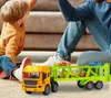 MalPlay Transporter Lastwager Set 6 Autos Fahrzeuge Produktbild-Vorschau 9