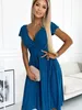 Numoco Formelle Frauenkleider Matilde meer blau L Produktbild-Vorschau 8