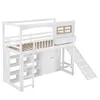 Kinderzimmer Etagenbett mit Rutsche, Schrank, Regalen, Produktbild-Vorschau 28