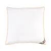 A white pillow with orange trim against a white background. Anteprima dell’immagine prodotto