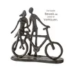 Gilde Skulptur, "Pair on Bike", Fahrradmotiv, Paarmotiv, Anteprima dell’immagine prodotto 1