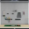 vidaXL Werkzeugwandpaneel 2 pcs Grau 100 x 1 x 80 cm Voir les images du produit 2