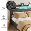 INONEFT Polsterbett 160x200cm mit 4 Schubladen, Jugendbett Produktbild-Vorschau 7