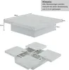 Abrihome Couchtisch-Quadratisch in Marmor-Optik mit 4 Produktbild-Vorschau 3