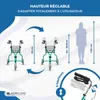Mobiclinic, déambulateur, Caleta, Fatlbar, déambulateur à 3 Voir les images du produit 4