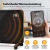 TRESKO Glaskonvektor Glasheizung 2000W APP WiFi schwarz | Produktbild-Vorschau 7