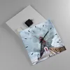 Wanduhr - Quadrat - Glasuhr - Laterne Meer Sturm - 30x30cm Produktbild-Vorschau 2
