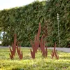 UNUS® Gartenstecker Flammen Feuer zum Schrauben 3er Set Produktbild-Vorschau 3