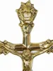 Wandkreuz aus Messing Kreuz zum Aufhängen Jesus-Christus Produktbild-Vorschau 4