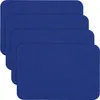 Four blue placemats stacked on a white background. Produktbild-Vorschau