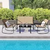 GOPLUS Fabric Gartenmöbel-Set, Balkonmöbel 4 tlg., mit 1 Produktbild-Vorschau 2