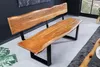 riess-ambiente Massivholz Sitzbank MAMMUT 160cm natur Produktbild-Vorschau 5