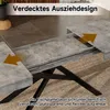 Flieks Ausziehbarer Esstisch mit verdickte Tischplatte, Produktbild-Vorschau 7