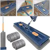 Selbstauswringender Wischmopp mit 2 Lappen, Flachmopp mit Produktbild-Vorschau 6