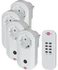 Brennenstuhl Brenn Funk RC CE1 4001 wh 4x Steck (1507050) Anteprima dell’immagine prodotto 1