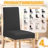 Verdego Stretch-Stuhlhussen 4er-Set, Esszimmerstuhlbezug, Produktbild-Vorschau 2