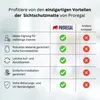 A comparison table highlighting the advantages of Proregal's privacy screen over other providers. Produktbild-Vorschau