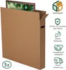 5 x Bilderkarton (915 x 200 x 860 mm) stabil 2-wellig Produktbild-Vorschau 1