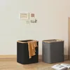 WAOHO skládací koš na prádlo s víkem 80L odnímatelná taška Náhled obrázku produktu 5