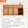 A product image showing a wooden sideboard with dimensions and specifications. Anteprima dell’immagine prodotto