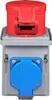 CEE-Kombi-Wanddose McPower 1x Schutzkontakt 1x CEE 16A IP44 Produktbild-Vorschau 5