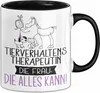 Tierverhaltenstherapeutin Geschenk Tasse Becher Die Frau Produktbild-Vorschau 1