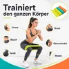 Zestaw 3 taśm fitness – taśma gimnastyczna i taśma oporowa Podgląd zdjęcia produktu 6