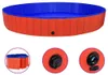 vidaXL Hundepool Faltbar Rot 300x40 cm PVC Produktbild-Vorschau 8